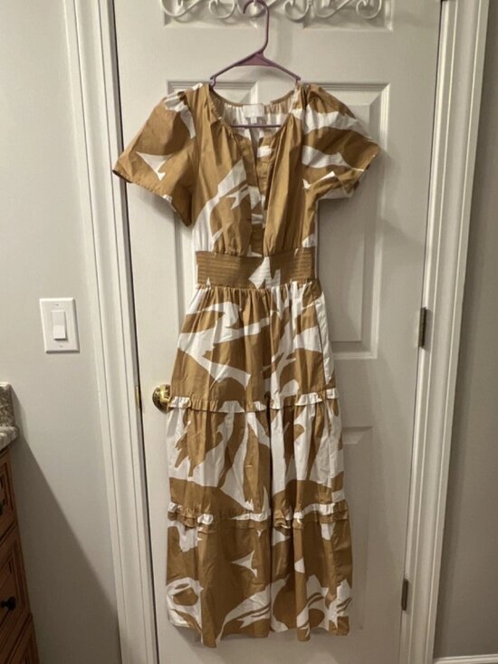 Dresses & Skirts - Sugarlips XS Palmer Poplin Tiered Maxi Dress